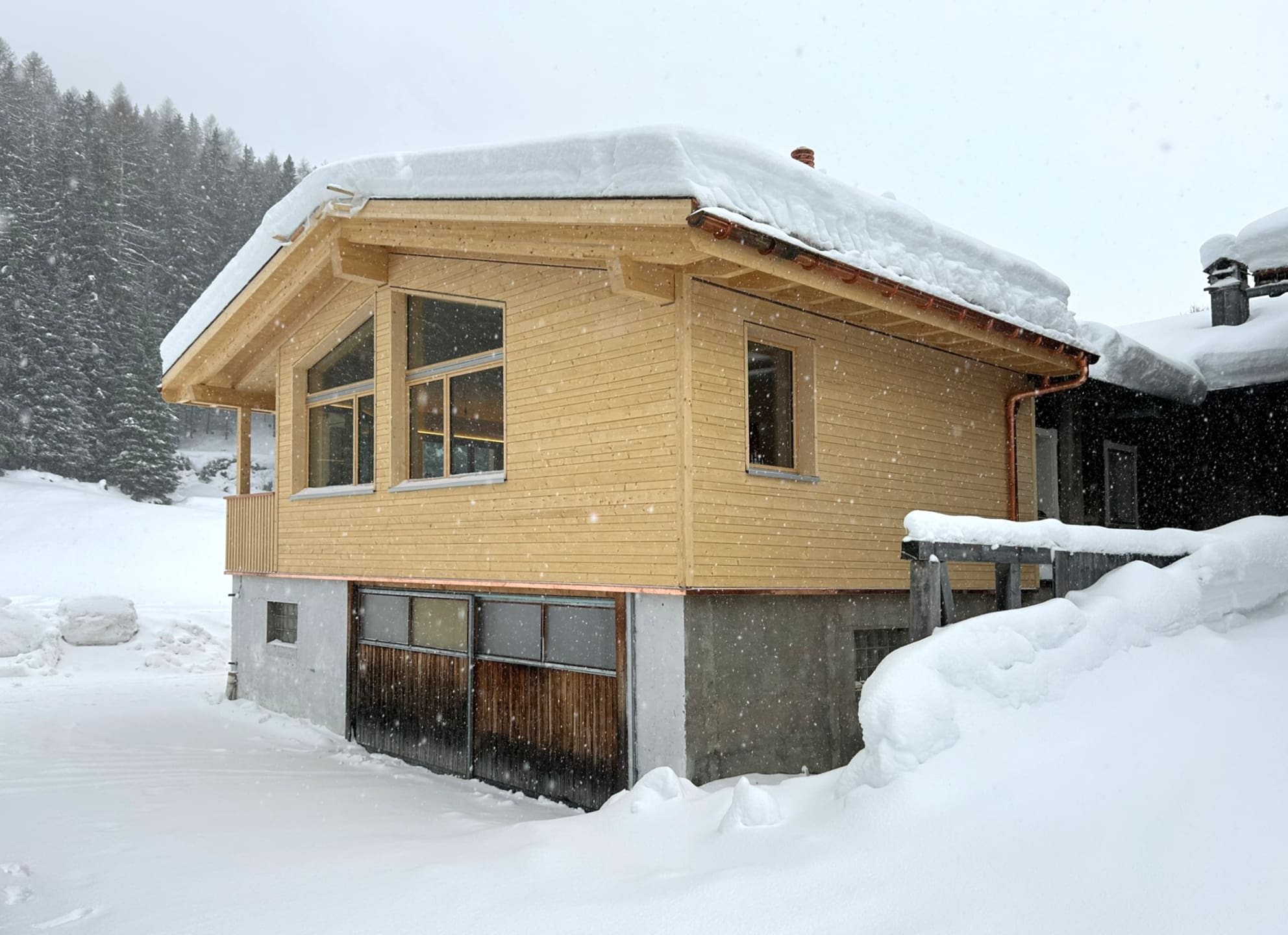 Anbau Peter + Karin Meisser, Davos - Holzbauplanung