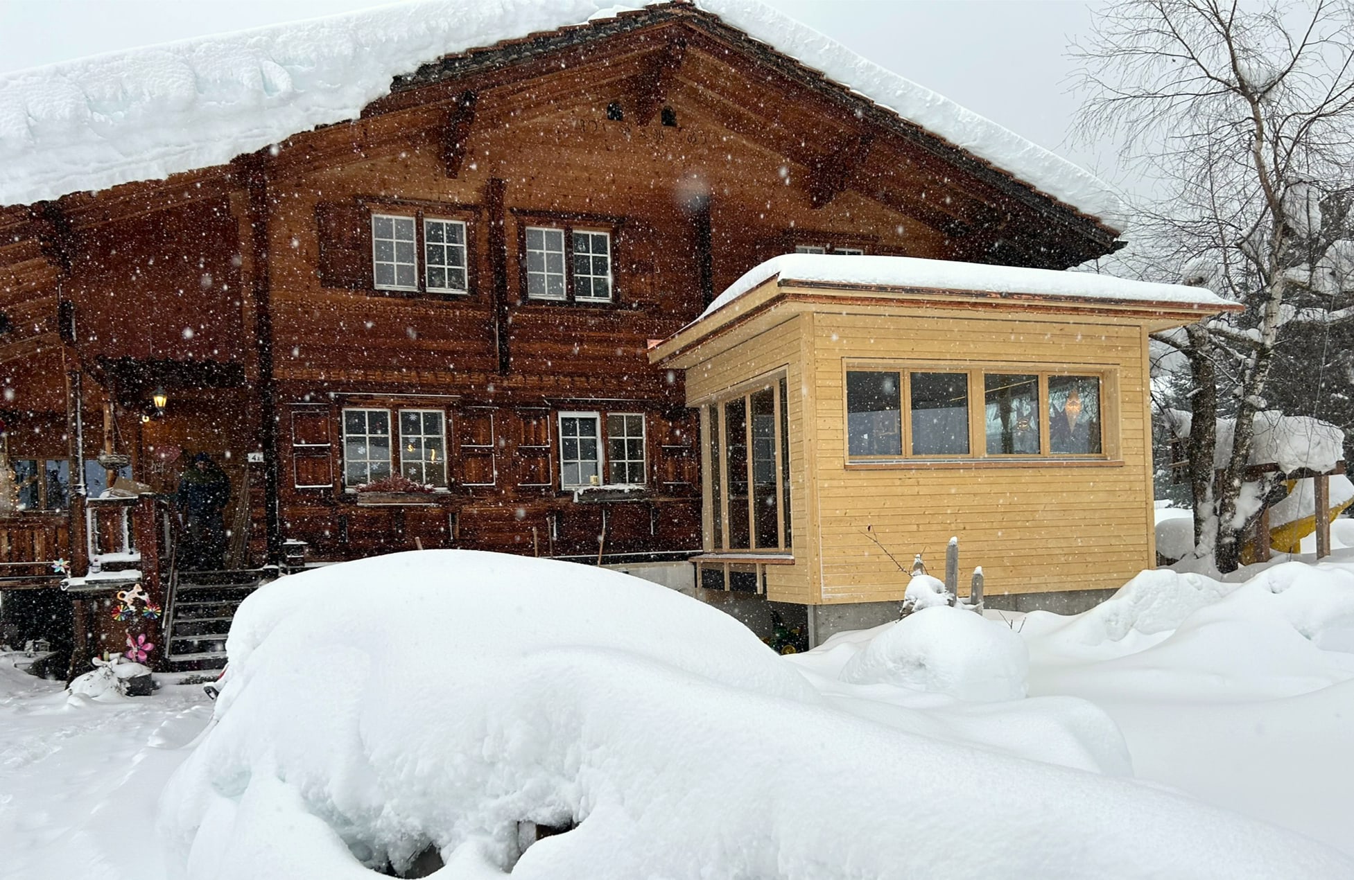 Küchenerweiterung Jakob Meisser, Davos - Holzbauplanung