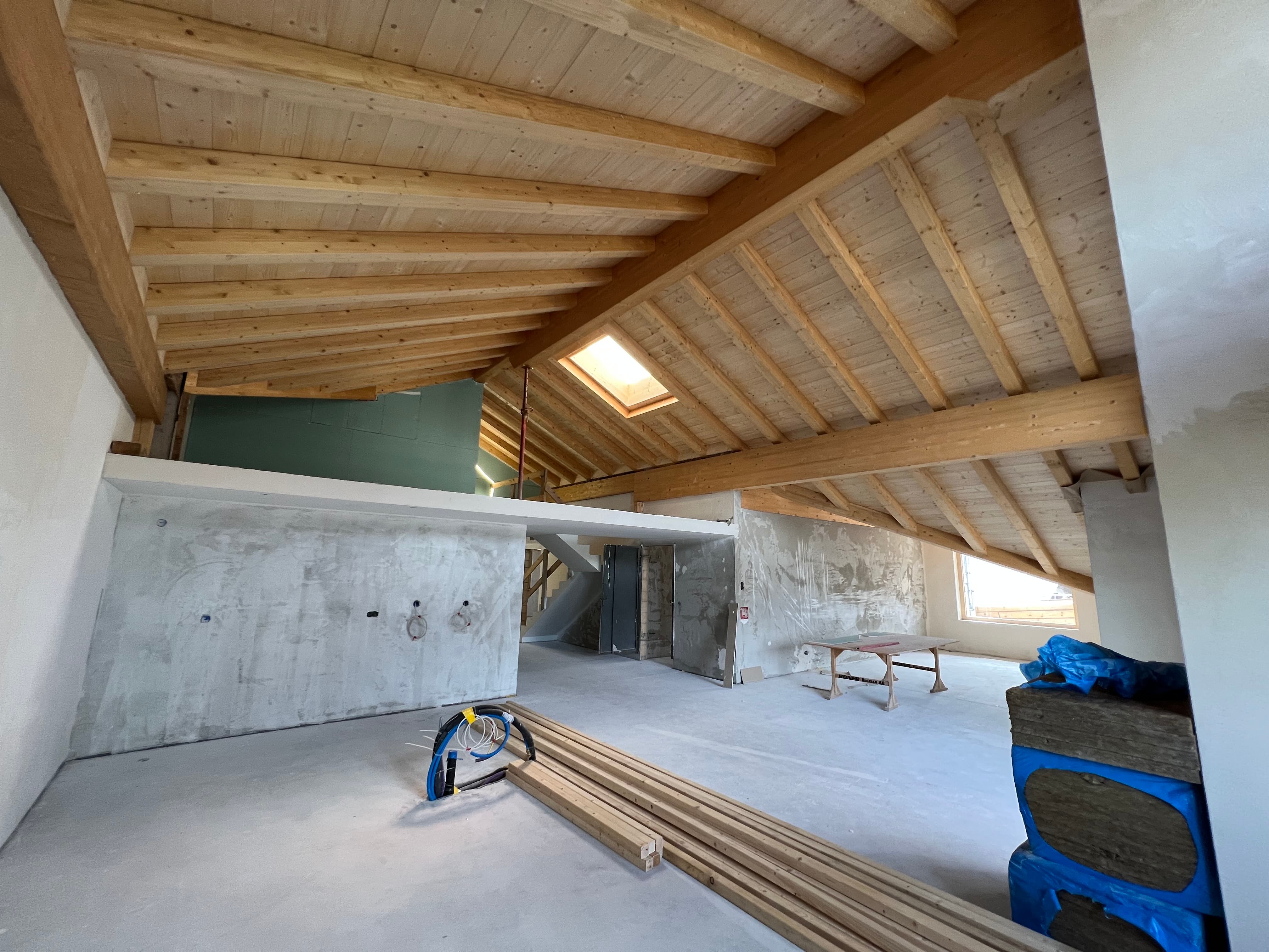 Dachstuhl MFH Klucker, Klosters - Holzbauplanung, Devisierung, Statik