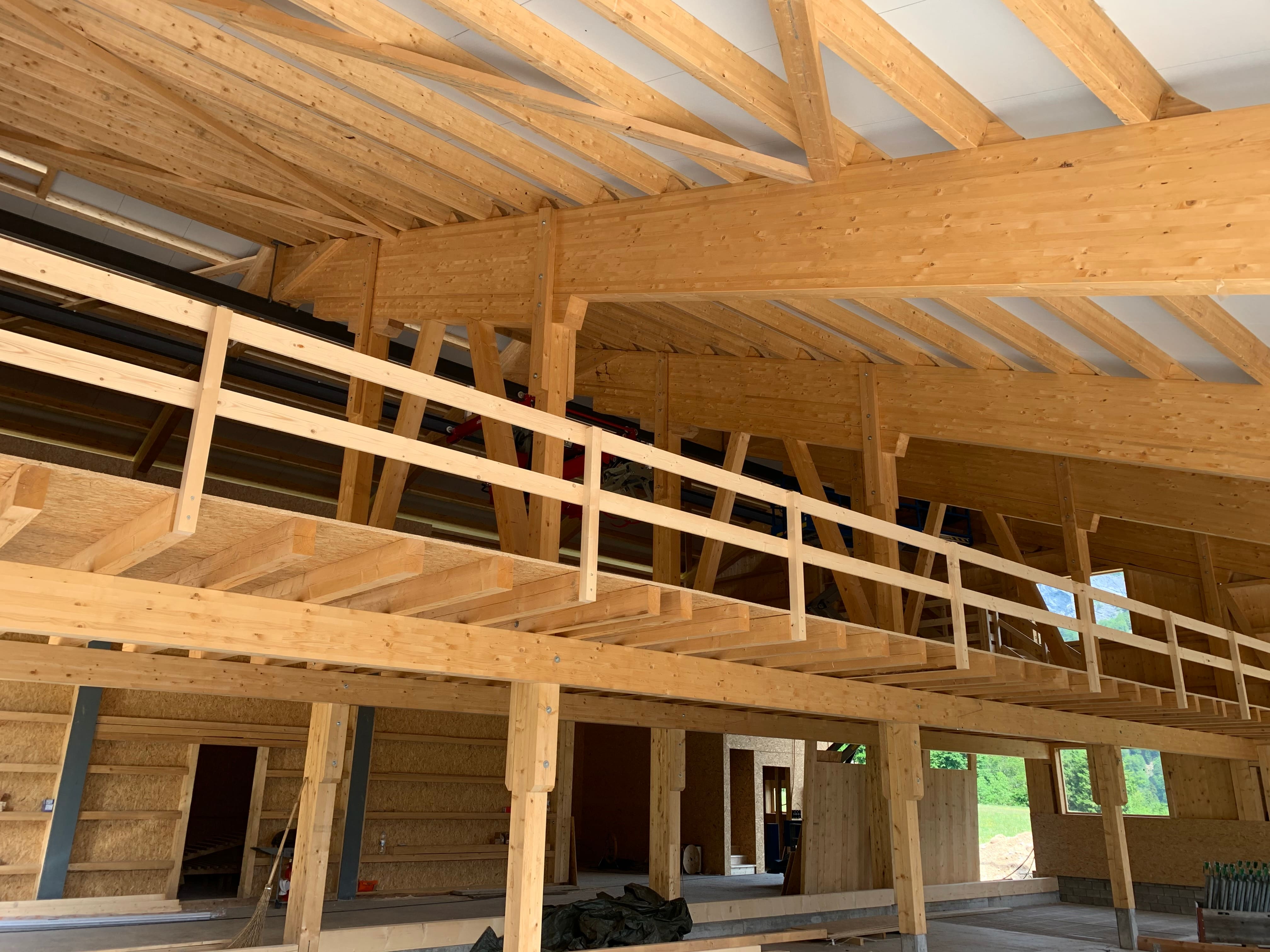 Stall Saxer, Grüsch - Holzbauplanung, Devisierung, Statik