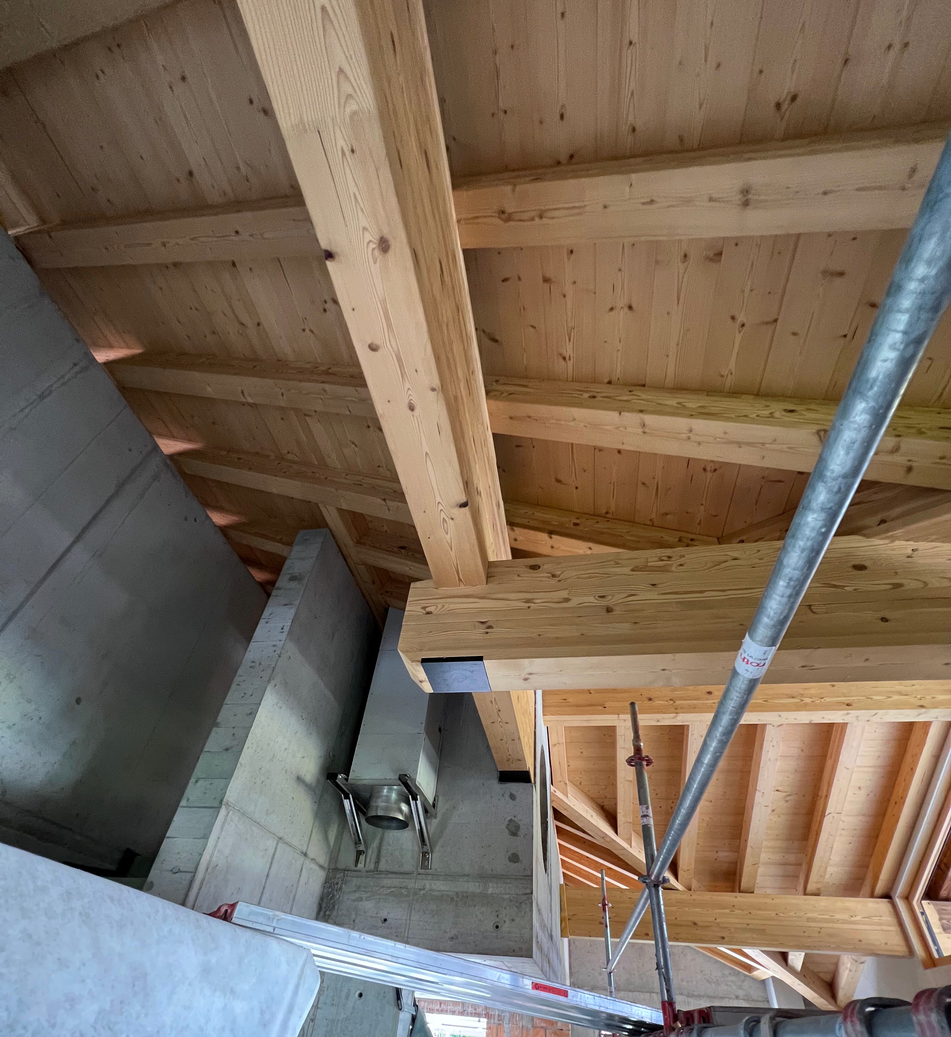 Dachstuhl MFH Bundi, Klosters - Holzbauplanung, Devisierung