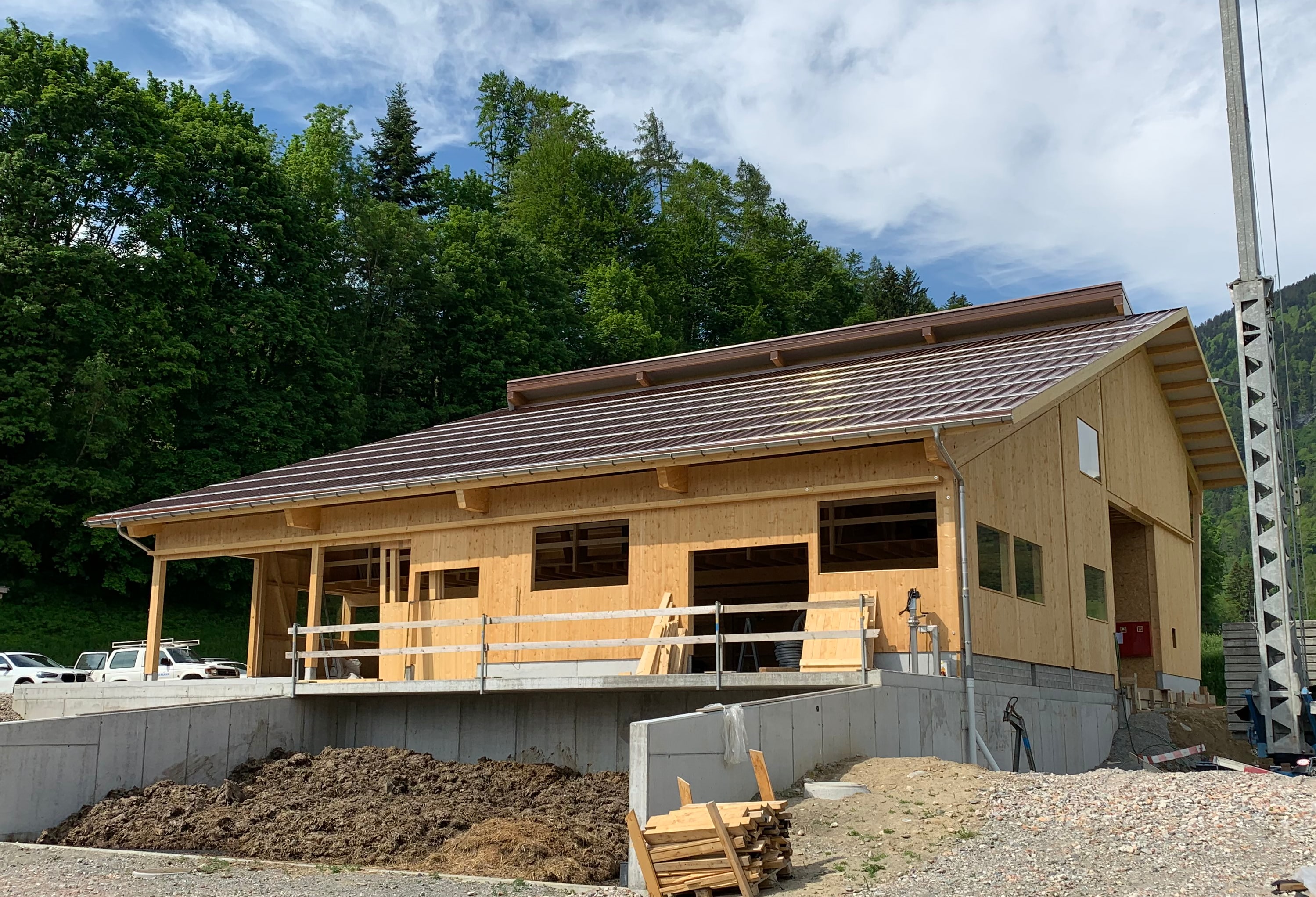 Stall Saxer, Grüsch - Holzbauplanung, Devisierung, Statik
